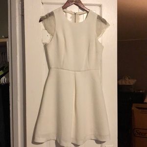 White cocktail dress